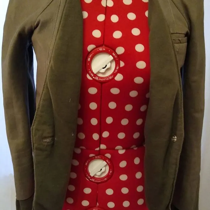 Cute Vintage Leather Jacket -small photo 1