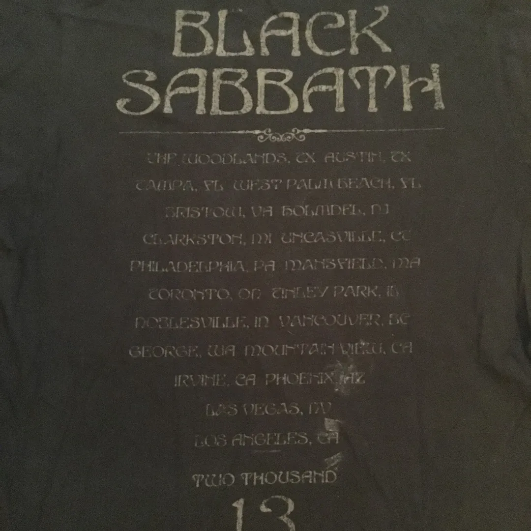 Black Sabbath T photo 3