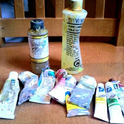 Oil painting supplies!!! photo 1