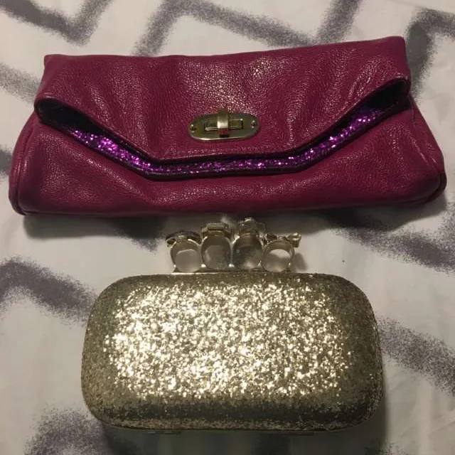Pink And Gold Clutches photo 1