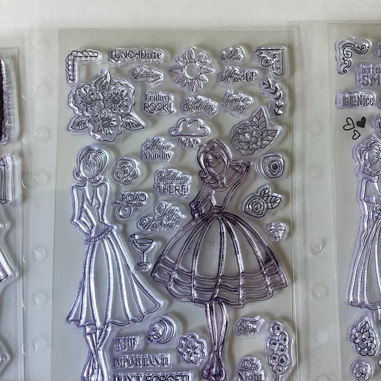 Doll/Dress up Themed Clear Stamps photo 3