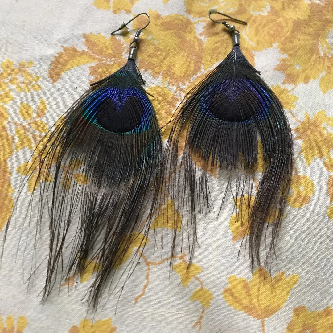 Peacock Earrings photo 1