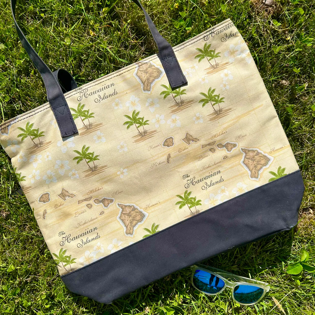 Tote bag with Hawaiian map design photo 4