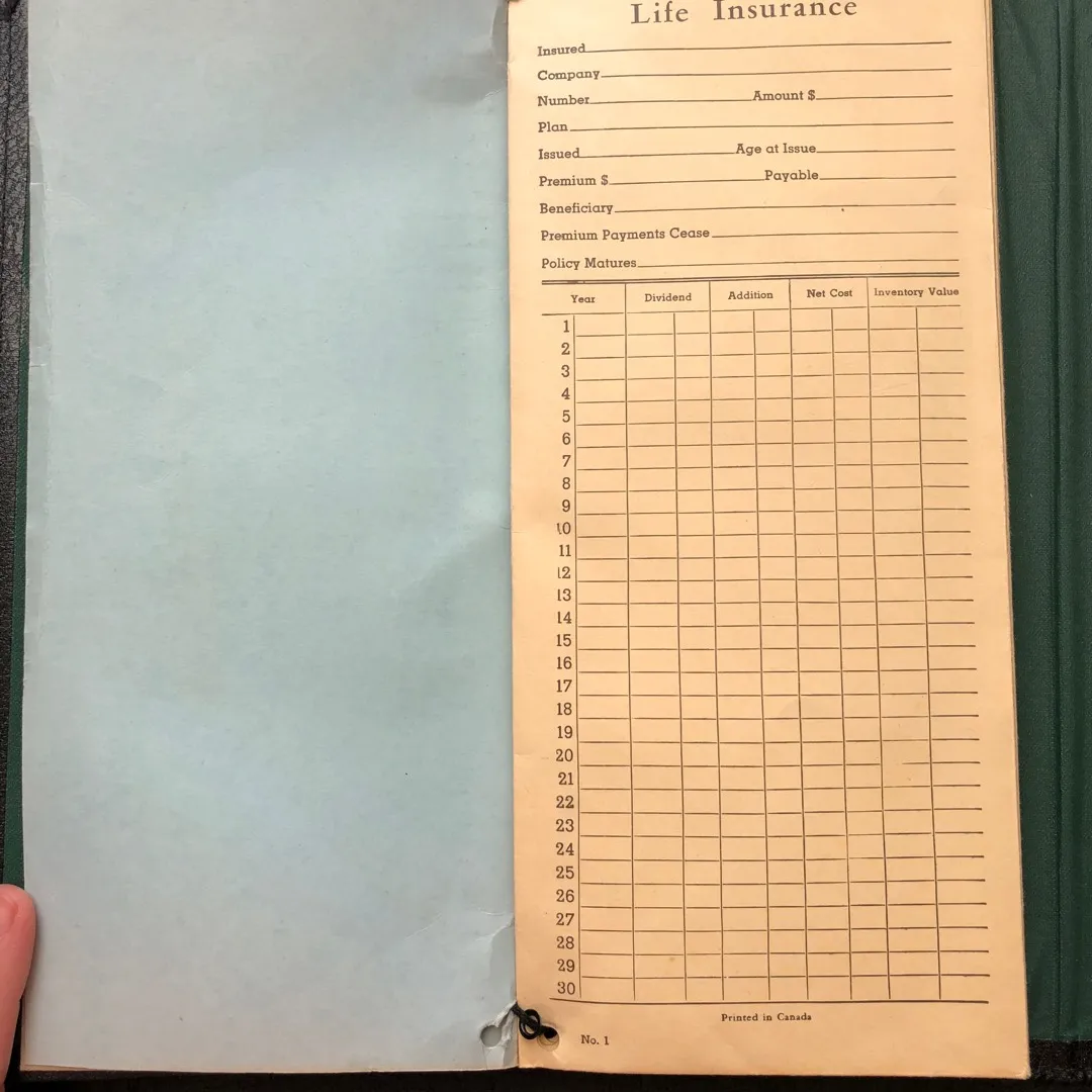 Vintage Metropolitan Life Insurance Document Holder photo 7