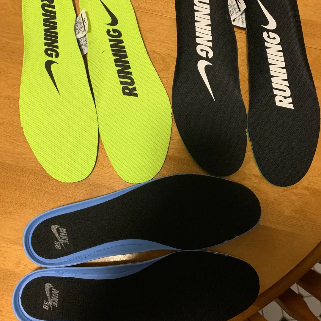 Unused Nike Shoe Insoles Size 11 And 10.5 photo 1