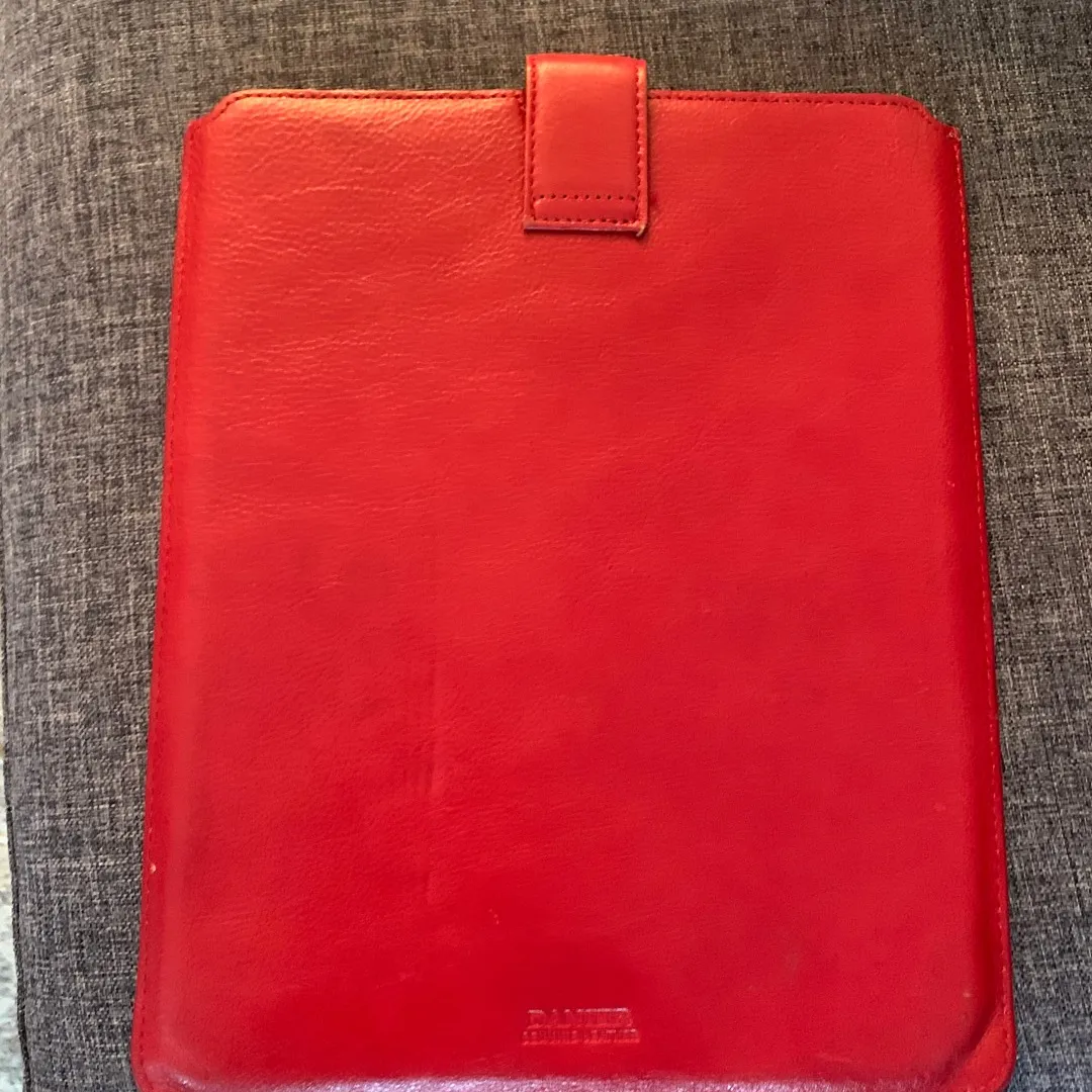 Red Daniel Leather iPad Case photo 1