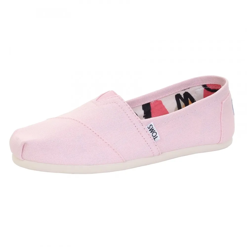 Never Worn Pink Toms Size 9 photo 1