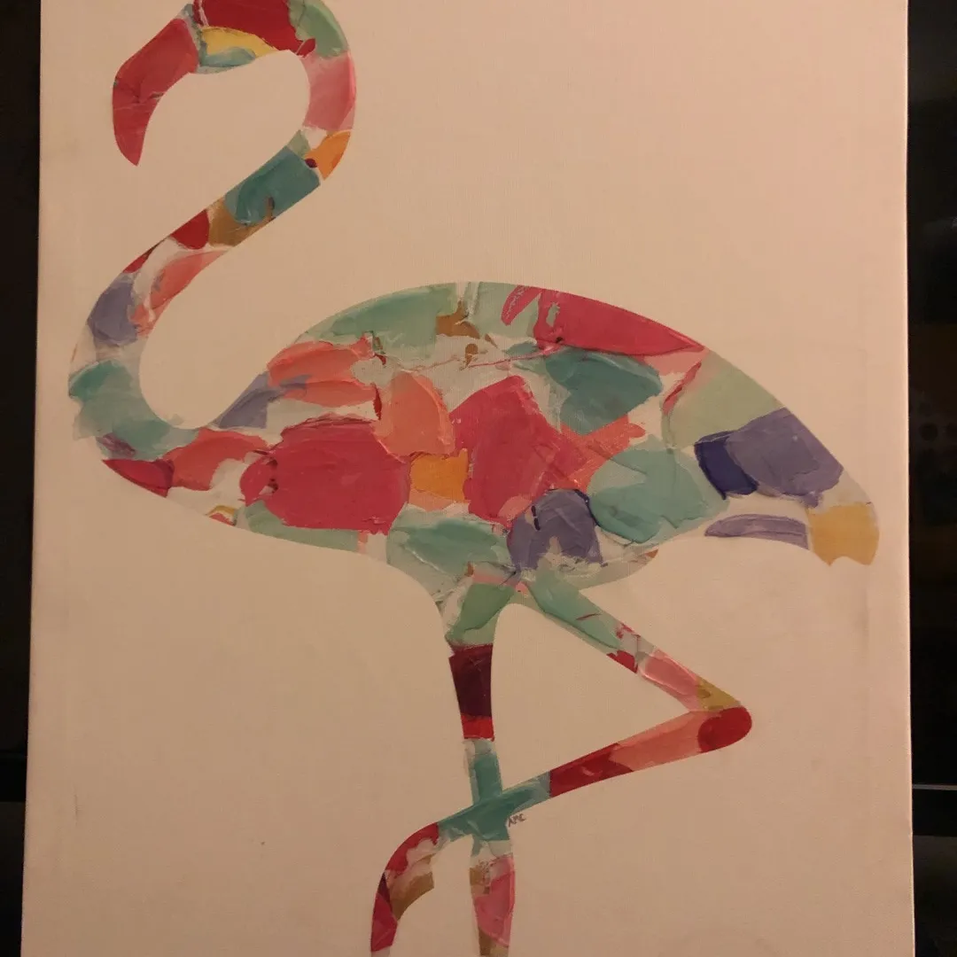 Flamingo Painting photo 1