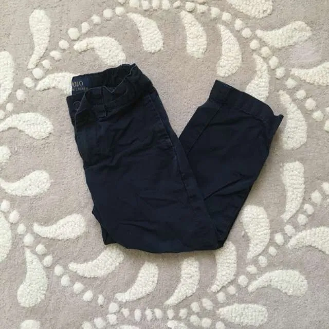 Preloved Distressed Ralph Lauren Polo Toddler Pants Size 3 photo 1