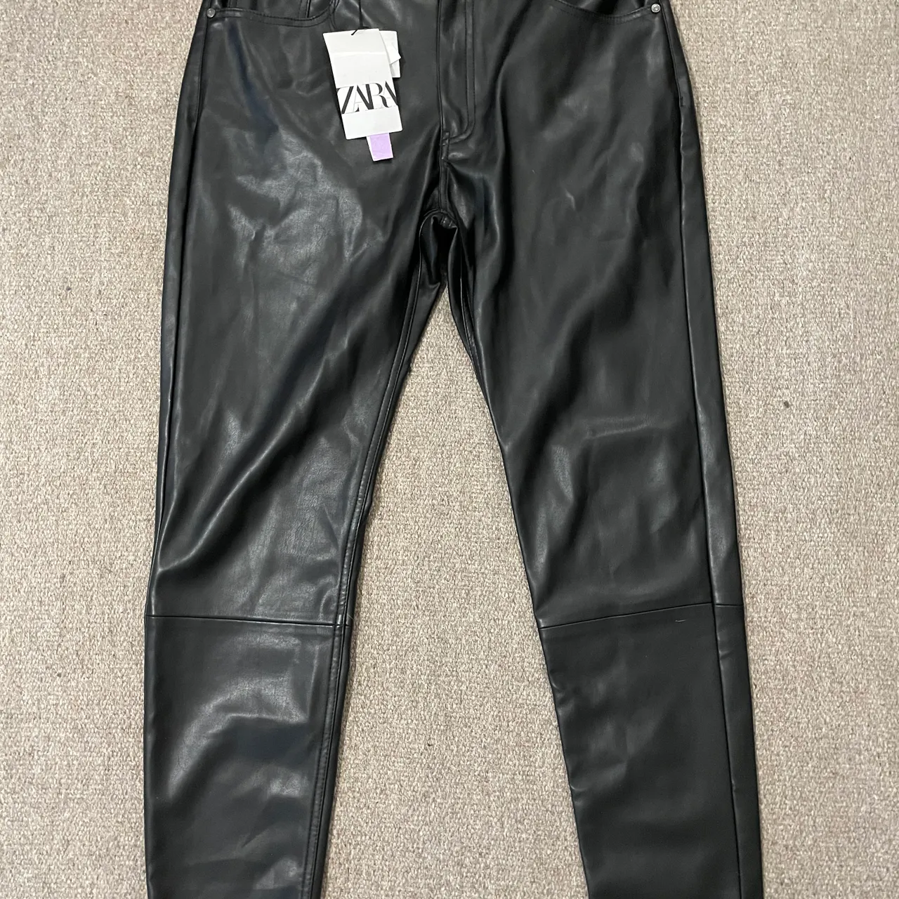 Zara leather pants photo 1