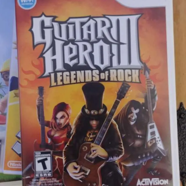 Wii Guitar Hero photo 3