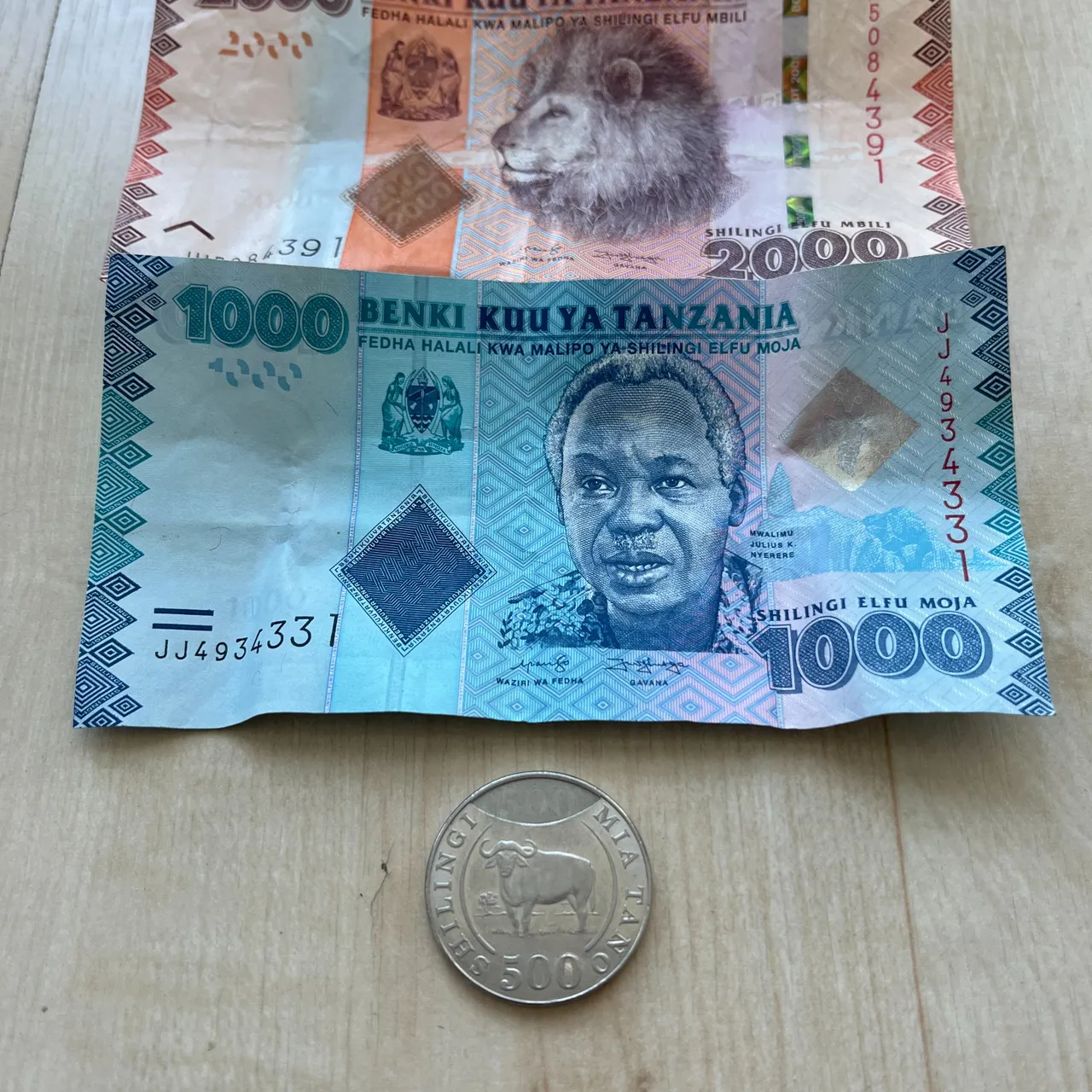 3500 Tanzanian shillings photo 1