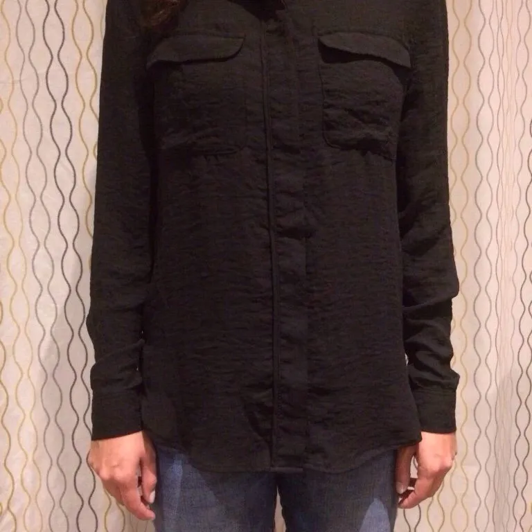H&M Button Up Long Sleeve photo 1