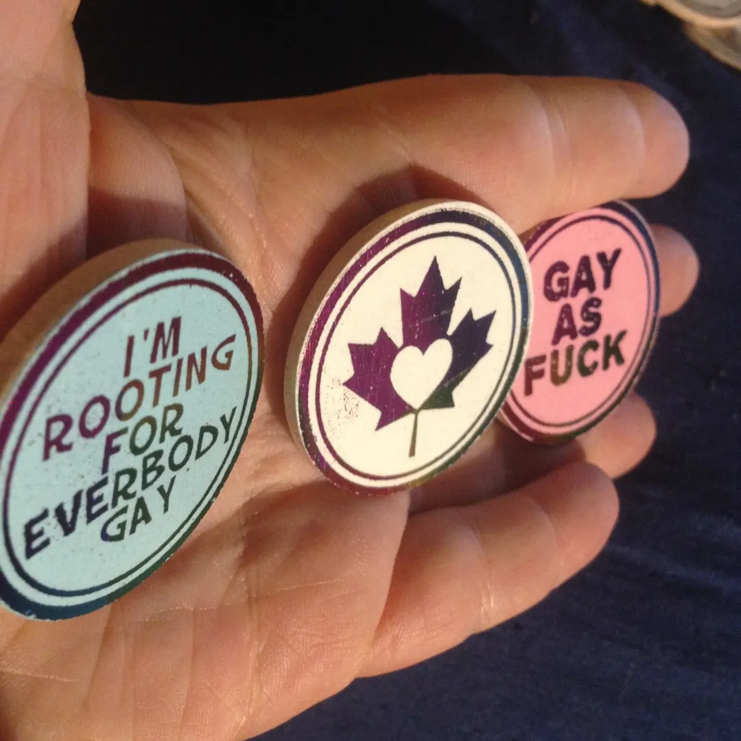 Handmade Rainbow Pride Pins photo 3