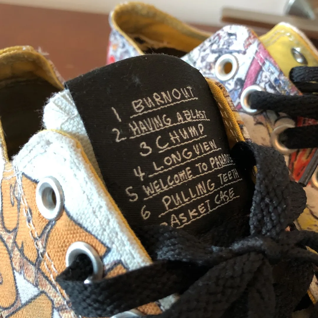 Green Day DOOKIE Converse/Chuck Taylor’s photo 3