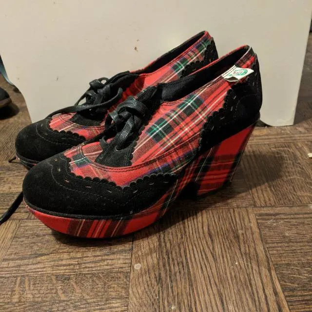 Plaid Platforms Perfect For fall photo 1