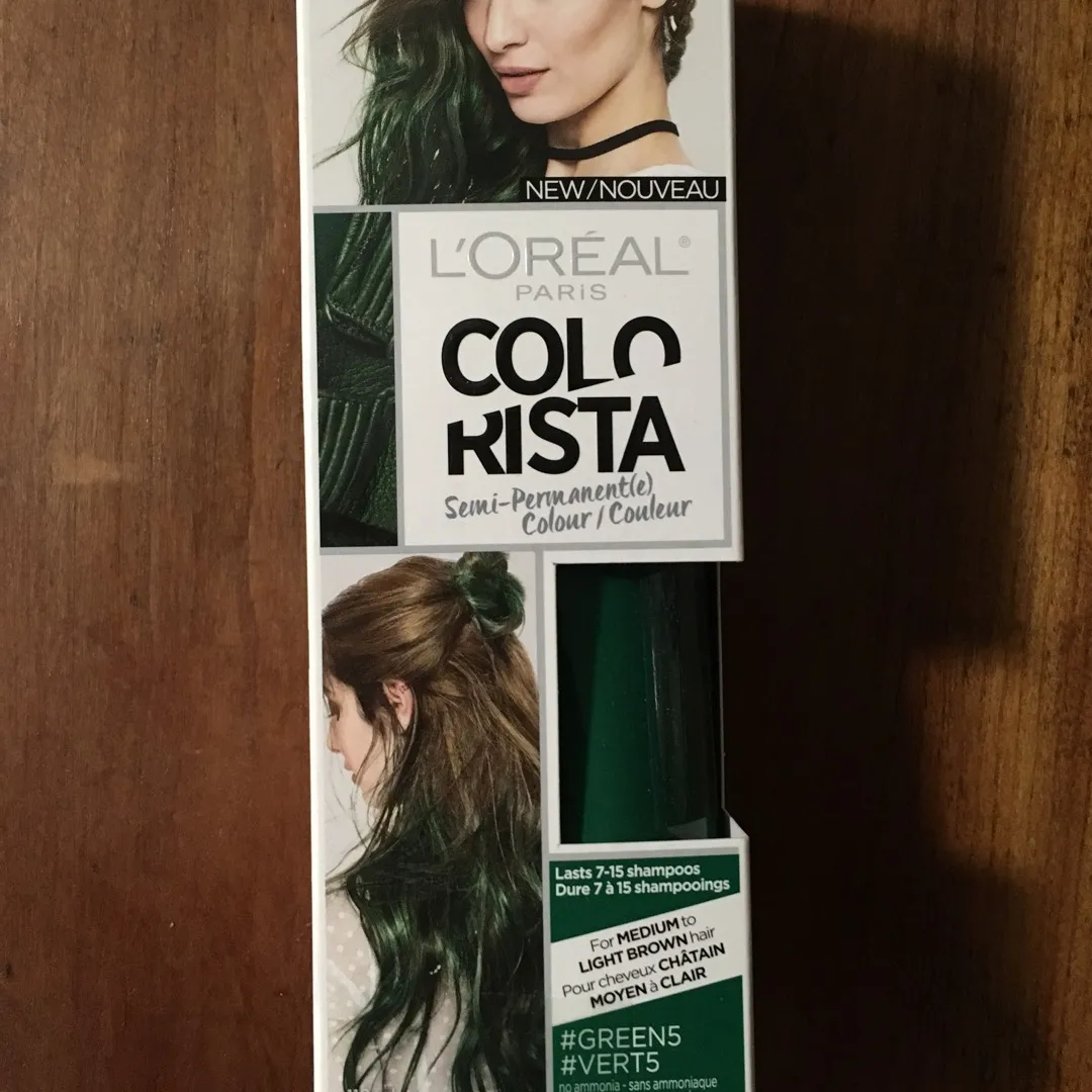 Green Semi-permanent Hair Dye photo 1