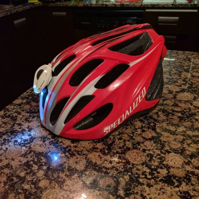 Bike Helmet With Light photo 1