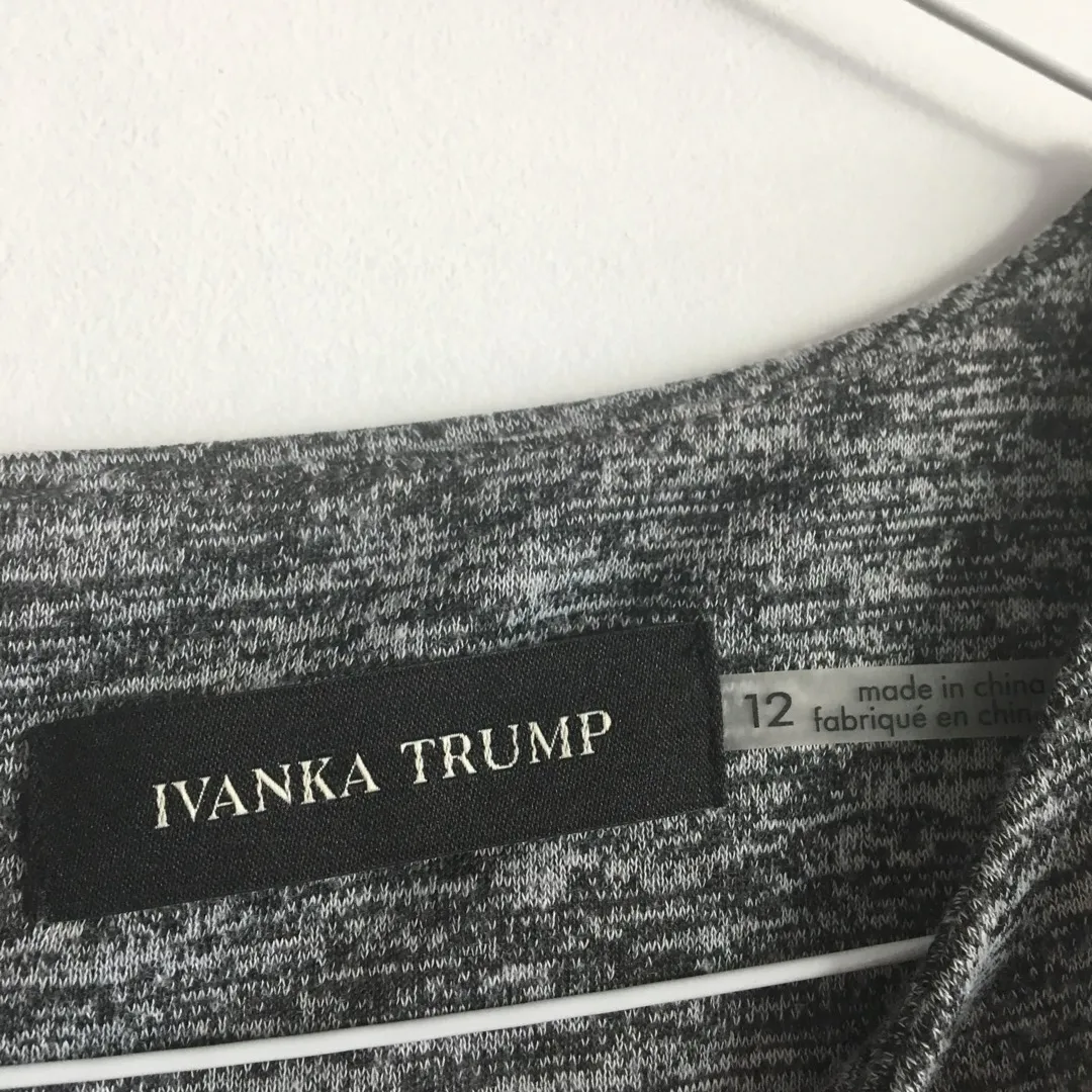 Women's Grey Dress - Size 12 - Ivanka Trump BRAND NEW photo 4