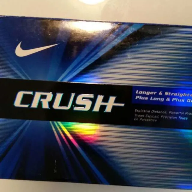12 Brand New Nike Crush Golf Balls photo 1
