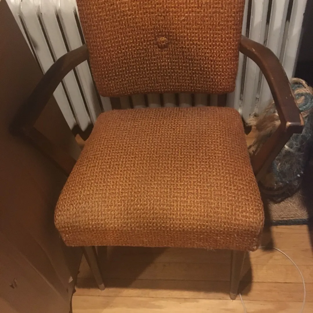 Vintage Tweed Chair photo 1
