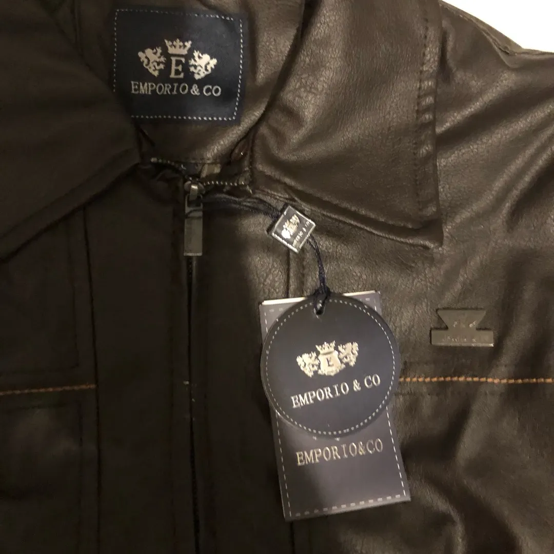 BNWT Emporio & Co Leather Jackets photo 3