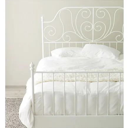 LEIRVIK Ikea Bed Frame White Queen photo 1