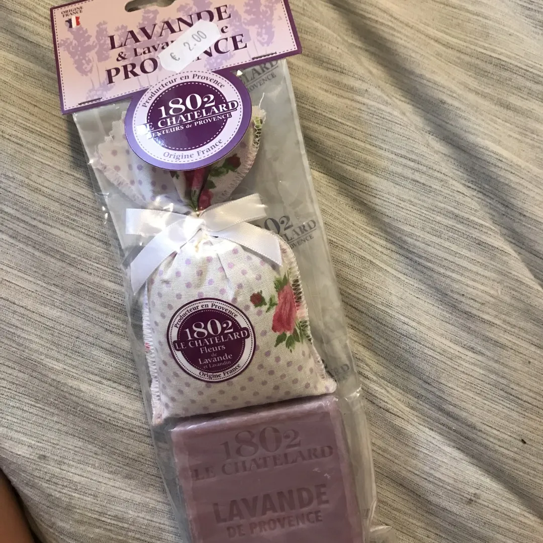 Lavender Soap and Satchel From France photo 1