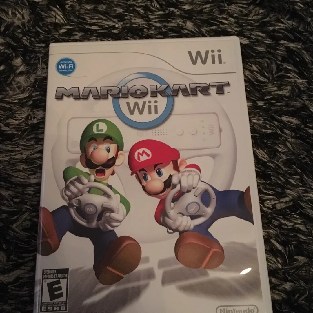 Wii mariokart Game And Controller photo 1