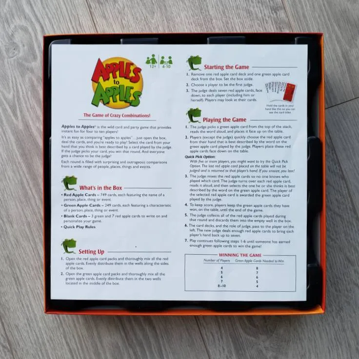 Apples To Apples Boardgame photo 4