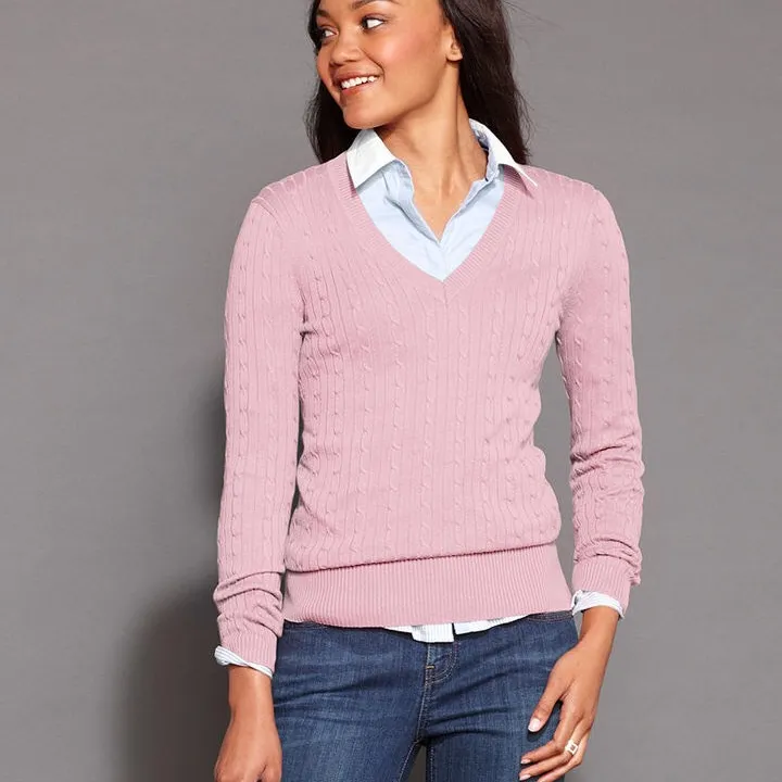 Tommy Hilfiger - Size Small - Pink Cableknit Sweater - BNWT photo 1
