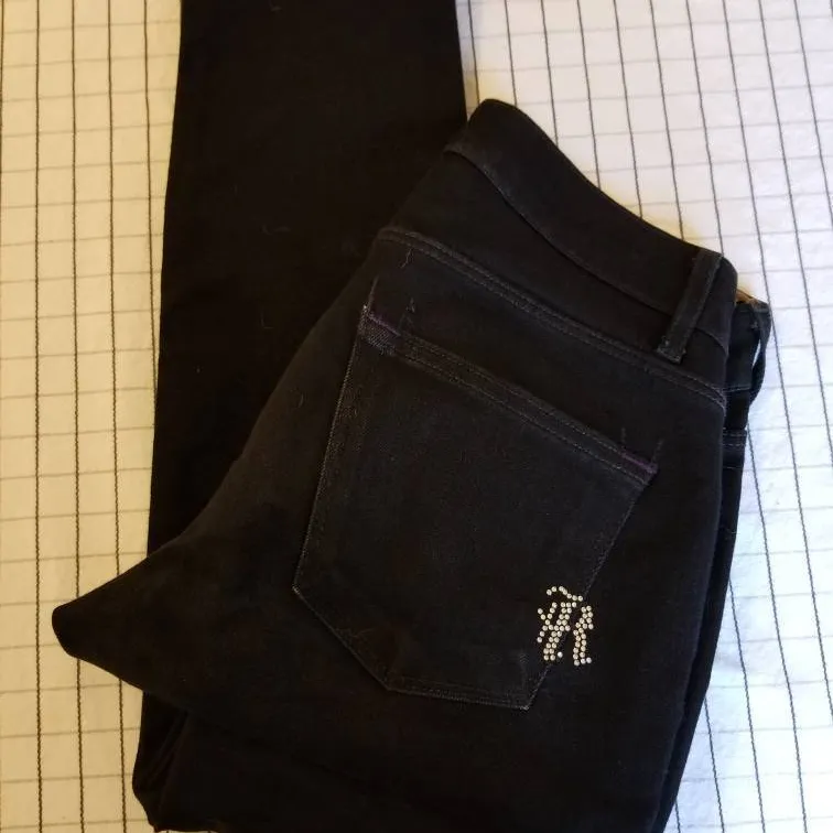 Rich And Skinny Black Jeans Size 25 photo 1