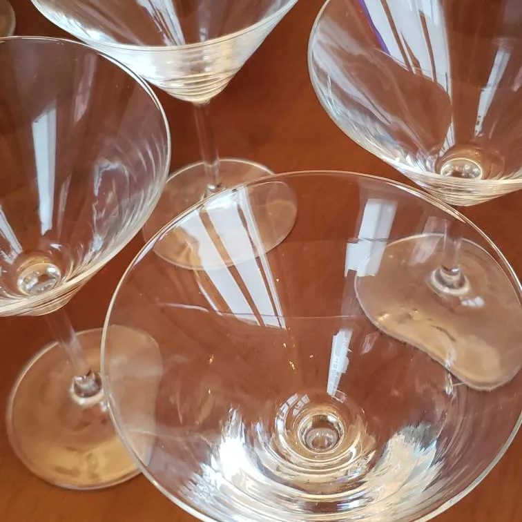 4 Small Martini Glasses photo 3