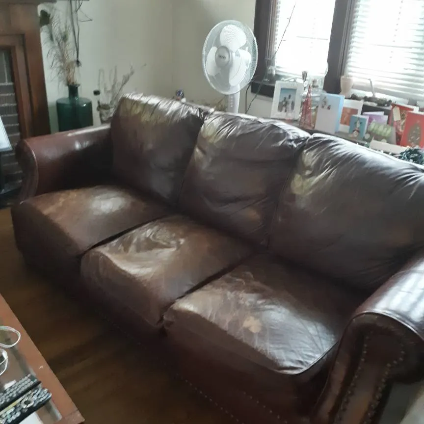 Leather Couch photo 1