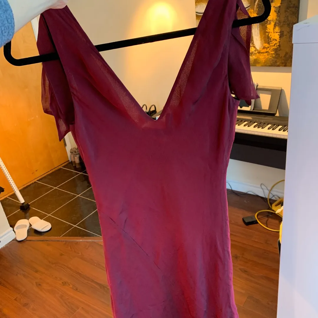 BCBG Max Azria Red Dress Size 4 photo 4