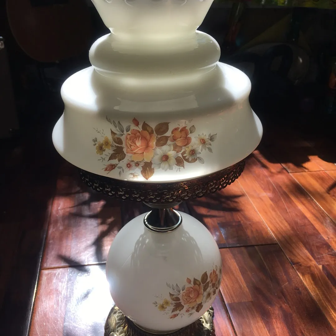 Antique Glass Lamp photo 1