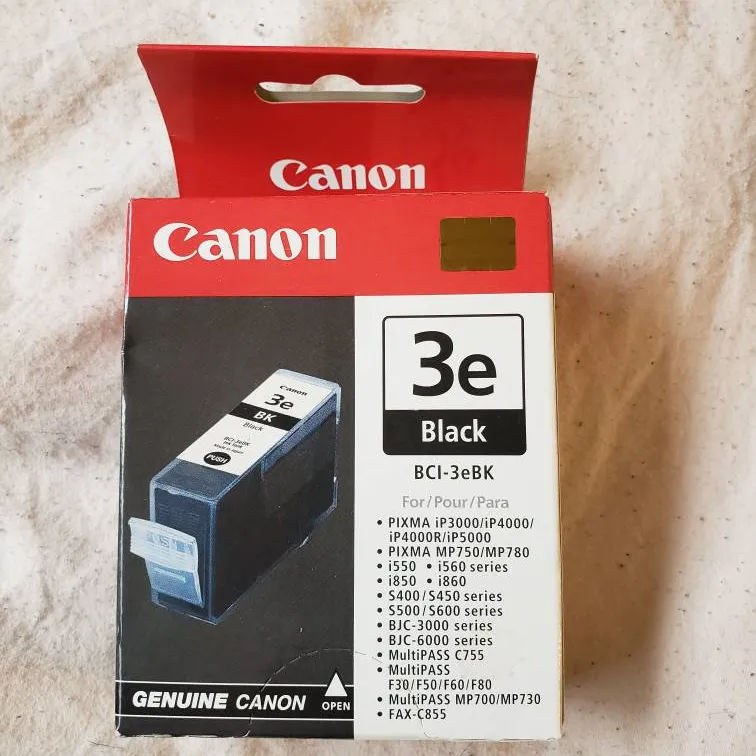 Canon Black Printer Ink photo 1