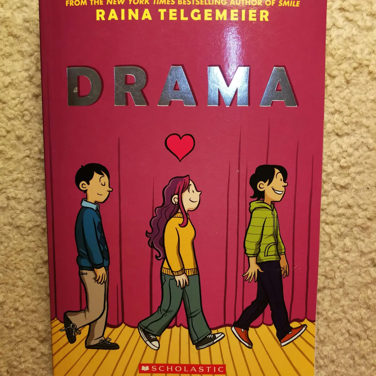 Drama, Comic book style, by Raina Telgemeier photo 1