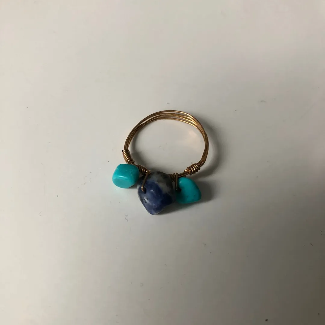 Turquoise Stone Ring photo 3