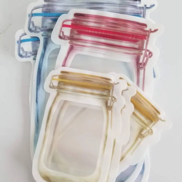 Reusable "Mason Jar" Zip Bags photo 1