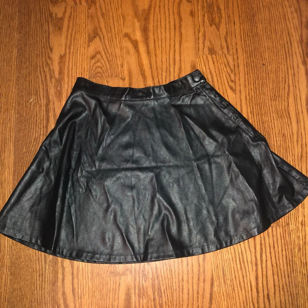 Faux Leather Skirt photo 1