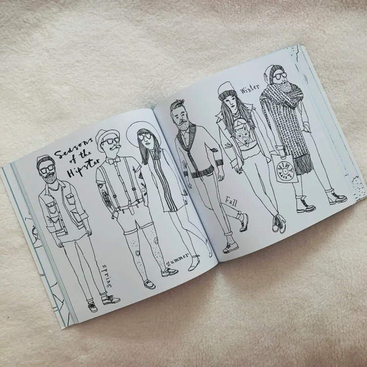 Hipster Colouring Book - Barely Used photo 6