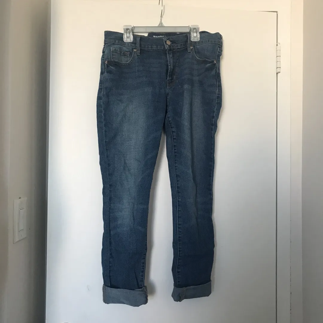 Old Navy Mid-Wash Jeans photo 3