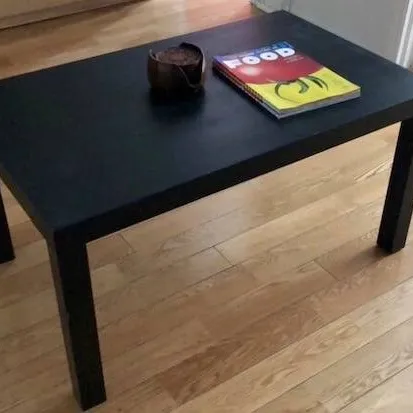 Black IKEA Coffee Table photo 1