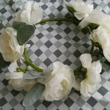 Handmade Flower crown With Silk Flowers + Supplies photo 1