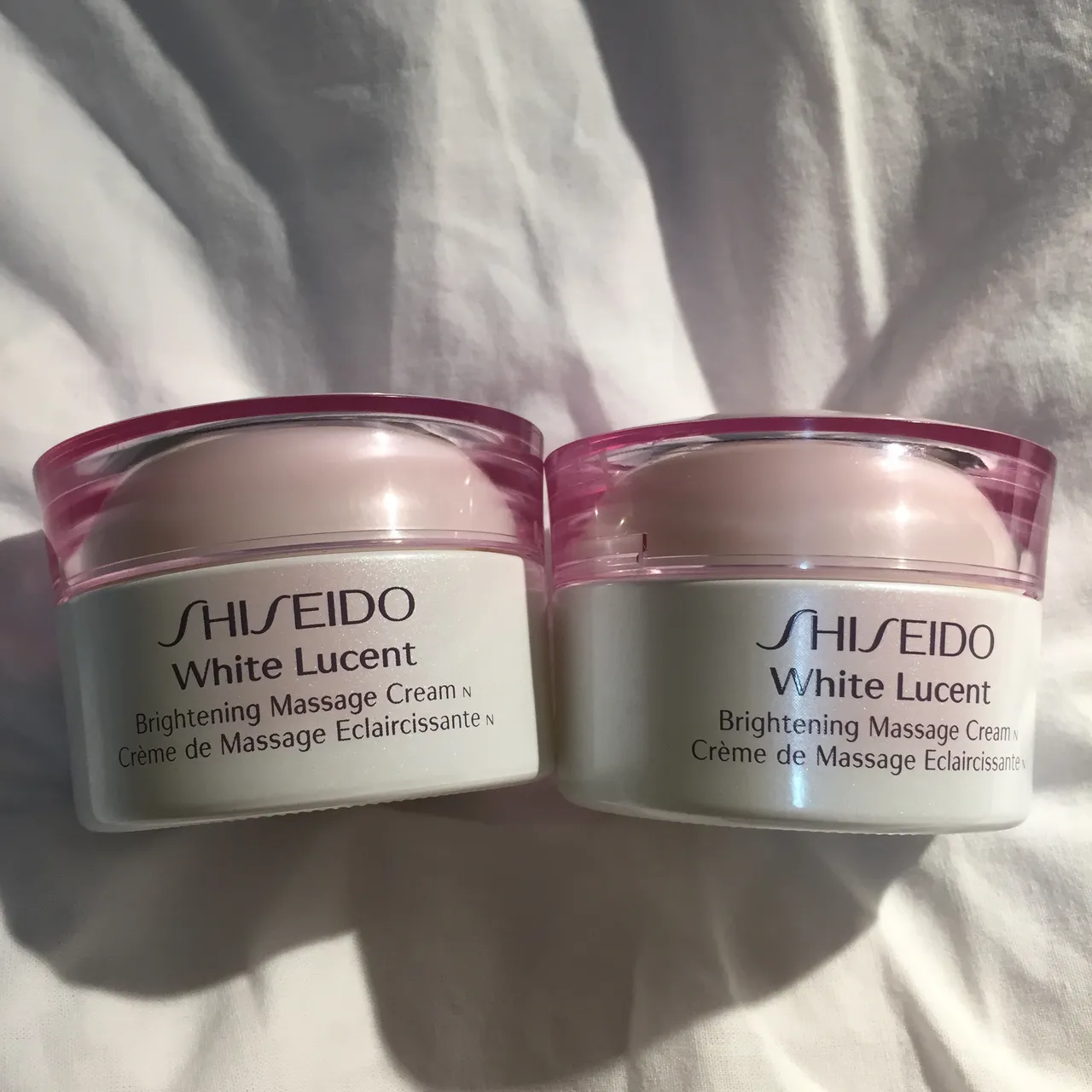 Shiseido White Lucent Brightening Massage Cream 2 80ml jars photo 1