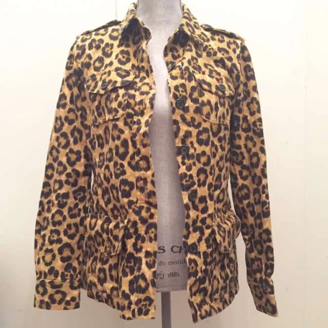 Lauren By Ralph Lauren Boxy Leopard Print Coat photo 1