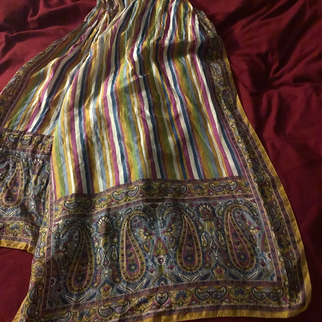 boteh/paisley silk scarf photo 1