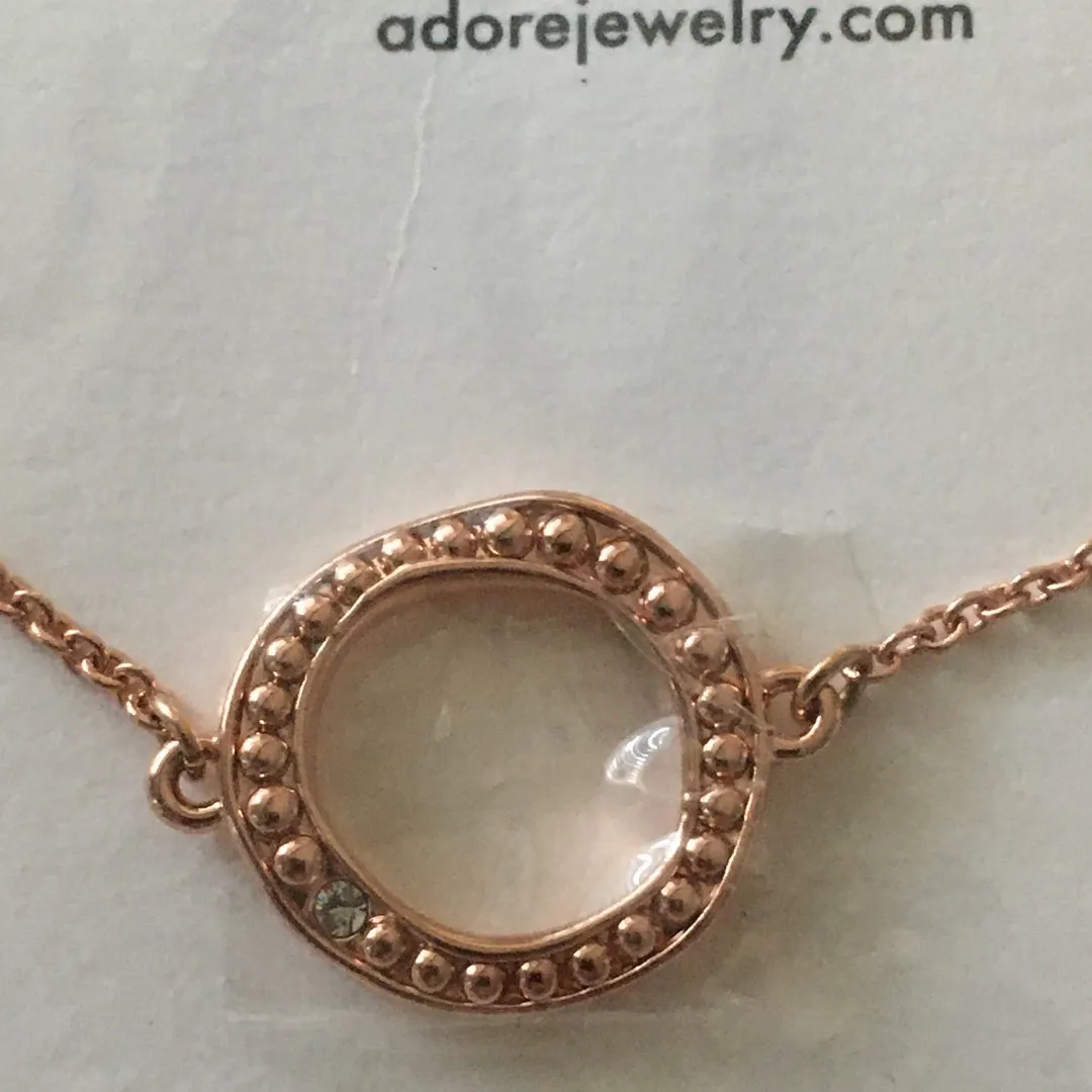 Adore By Swarovski Circle Bracelet In Rose Gold photo 3