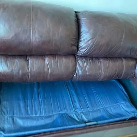 Genuine Leather Sofa Bed photo 6
